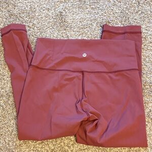 lululemon athletica Rose Cropped High-Rise Leggings